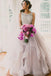 A line Scoop Neckline Organza Wedding Dresses,  2017 Long Custom Wedding Gowns, Affordable Bridal Dresses, 17115