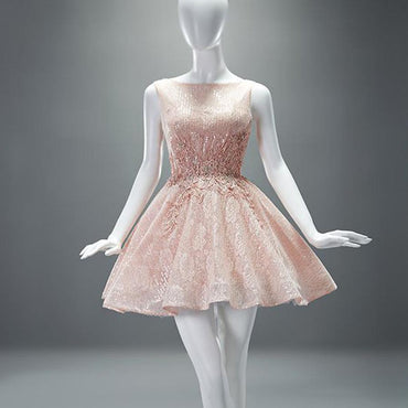 New arrival two pieces rhinestone sparkly two pieces freshman homecoming prom dress,BD0081