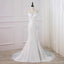 Bateau Lace Mermaid Sexy Cheap Wedding Dresses Online, Cheap Bridal Dresses, WD514