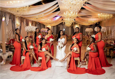 Charming Mermaid One Shoulder Cheap Long Bridesmaid Dresses,WG1338