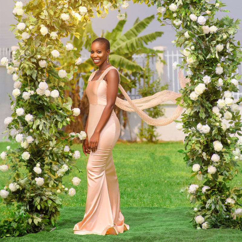 Charming Mermaid Straps Cheap Long Bridesmaid Dresses Online,WG1347