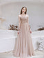 Elegant A-line Off Shoulder Long Prom Dresses Online,Evening Party Dresses,12573