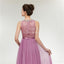Jewel Purple Beaded Cheap Long Evening Prom Dresses, Evening Party Prom Dresses, 12001