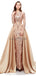 Long Sleeves Detachable Sparkly Sequin Evening Prom Dresses, Evening Party Prom Dresses, 12106