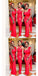 Mismatched Bright Red Mermaid Cheap Long Bridesmaid Dresses,WG1324