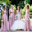 Mismatched Chiffon Lilac Custom Cheap Long Bridesmaid Dresses Online, WG243