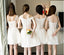 Mismatched Lace Short Bridesmaid Dresses, Cheap Custom Long Bridesmaid Dresses, Affordable Bridesmaid Gowns, BD022