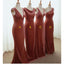 Mismatched Mermaid Dusty Rose Cheap Long Bridesmaid Dresses Online,WG970
