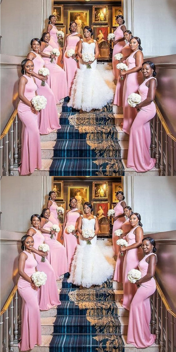 Mismatched Pink Mermaid Cheap Long Bridesmaid Dresses Online,WG1341 LoverBridal Mismatched Pink Mermaid Cheap Long Bridesmaid Dresses Online,WG1341 LoverBridal