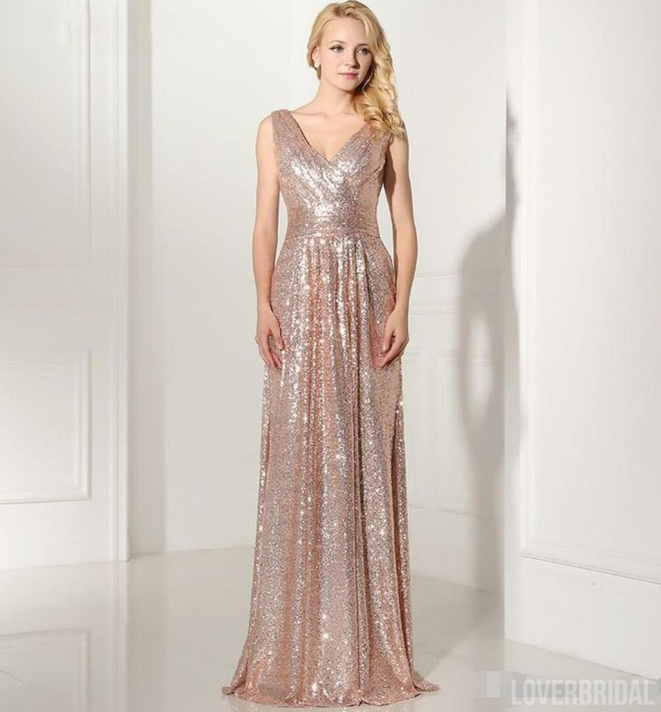 Mismatched Rose Gold Sequin Cheap Bridesmaid Dresses Online, WG777 ...