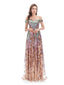 Off Shoulder A-line Strapless Cheap Long Prom Dresses Online, Dance Dresses,12594