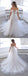 Off White A-line Off Shoulder V-neck Handmade Lace Wedding Dresses,WD781