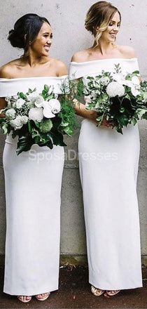 Off White Mermaid Long Bridesmaid Dresses Online, Cheap Bridesmaids Dresses, WG705