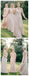 One Shoulder Chiffon Long Cheap Champagne Bridesmaid Dresses Online, WG273