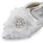 Pearls Women Wedding Shoes With Ribbons Lace Up Party Shoes Pointed Toes, S030
