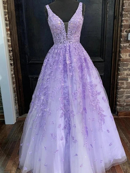 Cheap long 2024 purple dresses