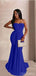 Royal Blue Mermaid Sweetheart Cheap Long Bridesmaid Dresses Online,WG1006