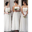 Scoop Cute Flower Long Bridesmaid Dresses Online, Cheap Bridesmaids Dresses, WG726