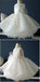 Scoop Sleeveless Lace Tulle Flower Girl Dresses, Cheap Popular Little Girl Dresses for Wedding,  FG037
