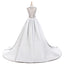 Sexy Backless Deep V Neckline A line Wedding Bridal Dresses, Custom Made Wedding Dresses, Affordable Wedding Bridal Gowns, WD250