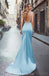 Sexy Blue Mermaid Backless Evening Prom Dresses, Evening Party Prom Dresses, 12198