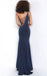 Sexy Blue Mermaid One Shoulder Maxi Long Prom Dresses,Evening Dresses,12925