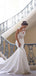 Sexy Long Mermaid See Through Spaghetti Straps Lace Wedding Dresses,WD737
