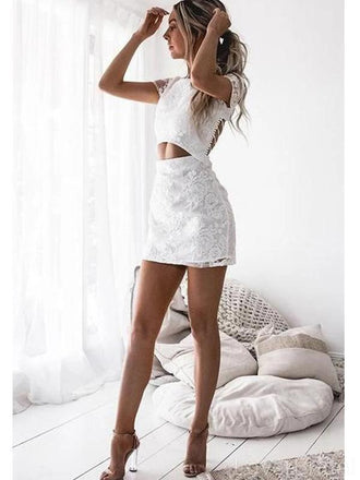 Cheap white formal deals dresses online