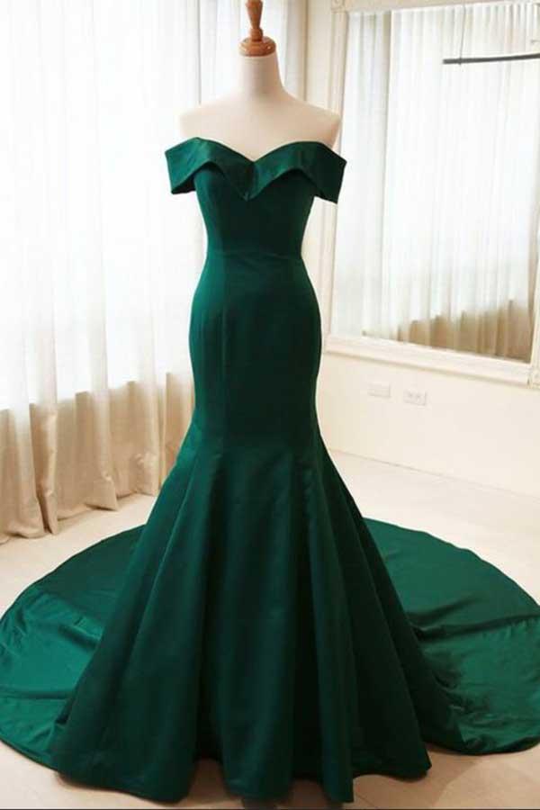 Simple Emerald Green Mermaid Long Evening Prom Dresses, Cheap Sweet 16 LoverBridal Simple Emerald Green Mermaid Long Evening Prom Dresses, Cheap Sweet 16 LoverBridal