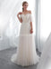 Simple Sweetheart See Through Lace A-line Cheap Wedding Dresses Online, Unique Bridal Dresses, WD577