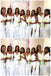 Spaghetti Straps White Side Slit Mermaid Long Cheap Bridesmaid Dresses Online, WG651