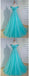 Sparkly Blue A-line Off Shoulder Long Prom Dresses Online, Dance Dresses,12520