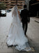 Sweetheart See Through A-line Lace Wedding Dresses, Cheap Wedding Gown, WD684