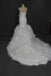Sweetheart Strapless Organza Mermaid Wedding Dresses, Custom Made Wedding Dresses, Cheap Wedding Gowns, WD210