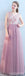 Tulle Pink Long Mismatched Unique Cheap Bridesmaid Dresses Online, WG512