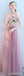 Tulle Pink Long Mismatched Unique Cheap Bridesmaid Dresses Online, WG512
