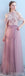 Tulle Pink Long Mismatched Unique Cheap Bridesmaid Dresses Online, WG512