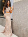 Two Pieces Pink Mermaid Open Back Party Prom Dresses, Dance Dresses 2021,Prom Dresses Stores,12337