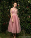 Unique Pink Short Mismatched Cheap Bridesmaid Dresses Online, WG541