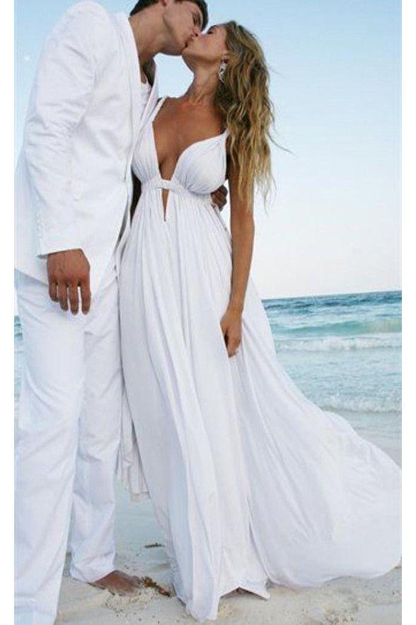 Unique Sexy Simple Casual Cheap White Beach Wedding Dresses, WD309 LoverBridal Unique Sexy Simple Casual Cheap White Beach Wedding Dresses, WD309 LoverBridal