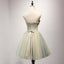 Unique Yellow and Green Sweetheart Homecoming Prom Dresses,  Short Party Prom Dresses, Perfect Homecoming Dresses, CM203